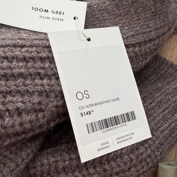 Oak + fort wool cardigan one size - Picture 4 of 4